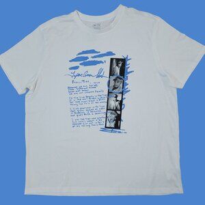 Tupac Shakur "Family Tree" Lyrics White Graphic T-Shirt